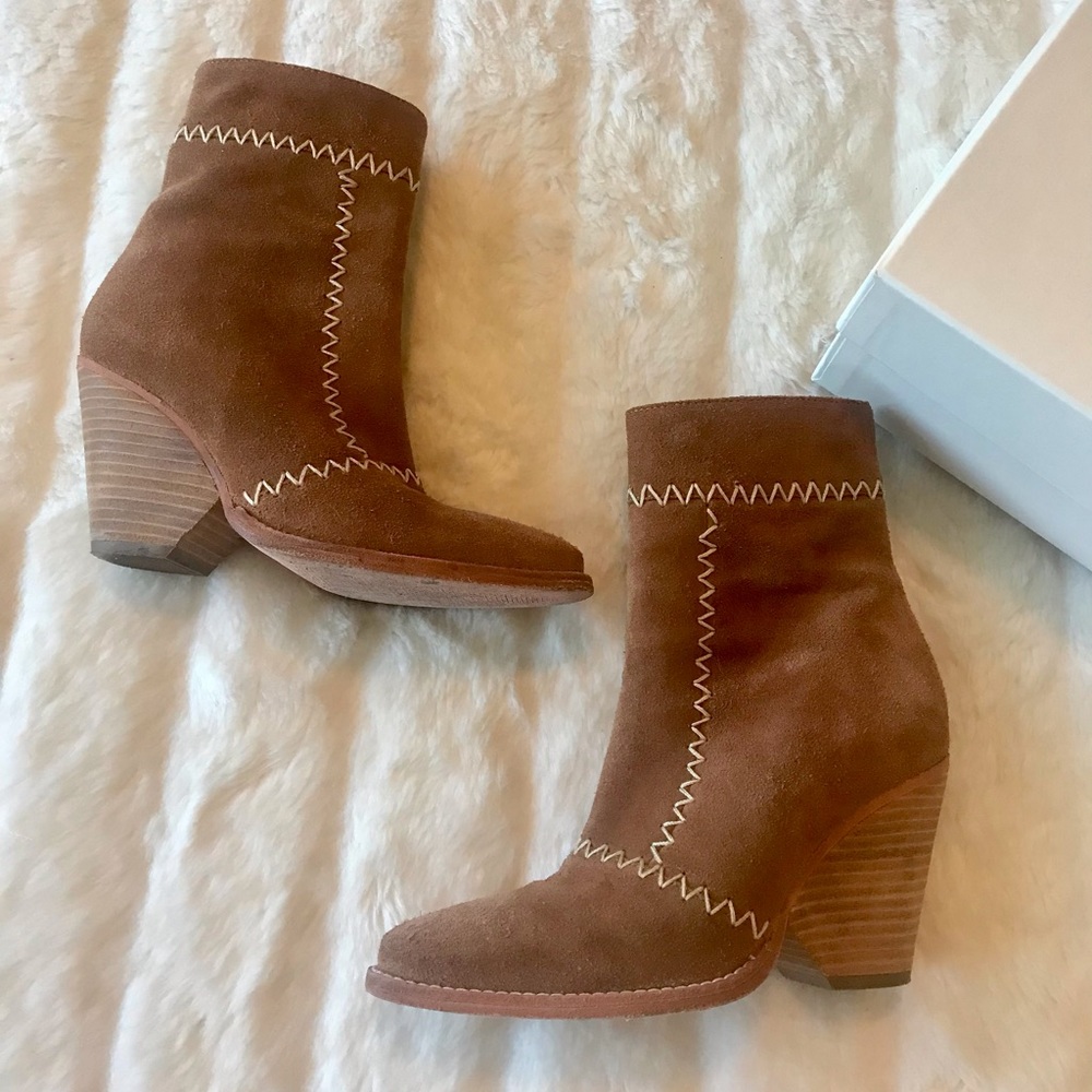 Zephyr Patchwork Ankle Boots